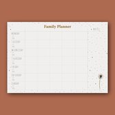 Billy Button - Family planner - weekplanner - A4 - ongedateerd