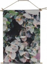 Wanddoek Eucalyptus met LED en timer 40 x 60 cm
