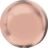 Orbz Rosé goud folie ballon.