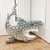 mozaiek frame shark haai 160x150 cm ballonnen frame