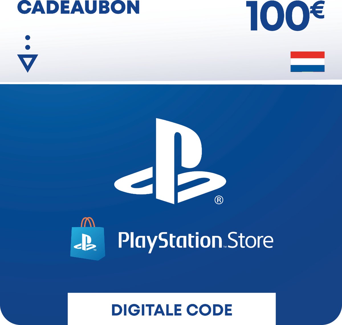 100 euro PlayStation Store tegoed - PSN Playstation Store Kaart (NL) - Sony digitaal