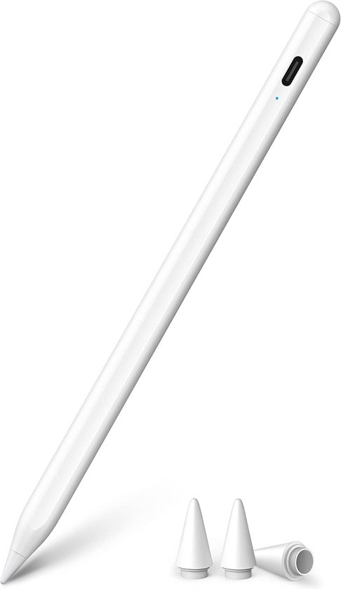 Stylus for Apple iPad Pencil 6th/7th/8e/9th/10th, iPad Air 3rd/4th/5th, iPad Mini 5th/6th, iPad Pro 11/12.9 inch, Pen with Palm Rejection and Tilt Sensitivity, Magnetic and USB-C Charging
