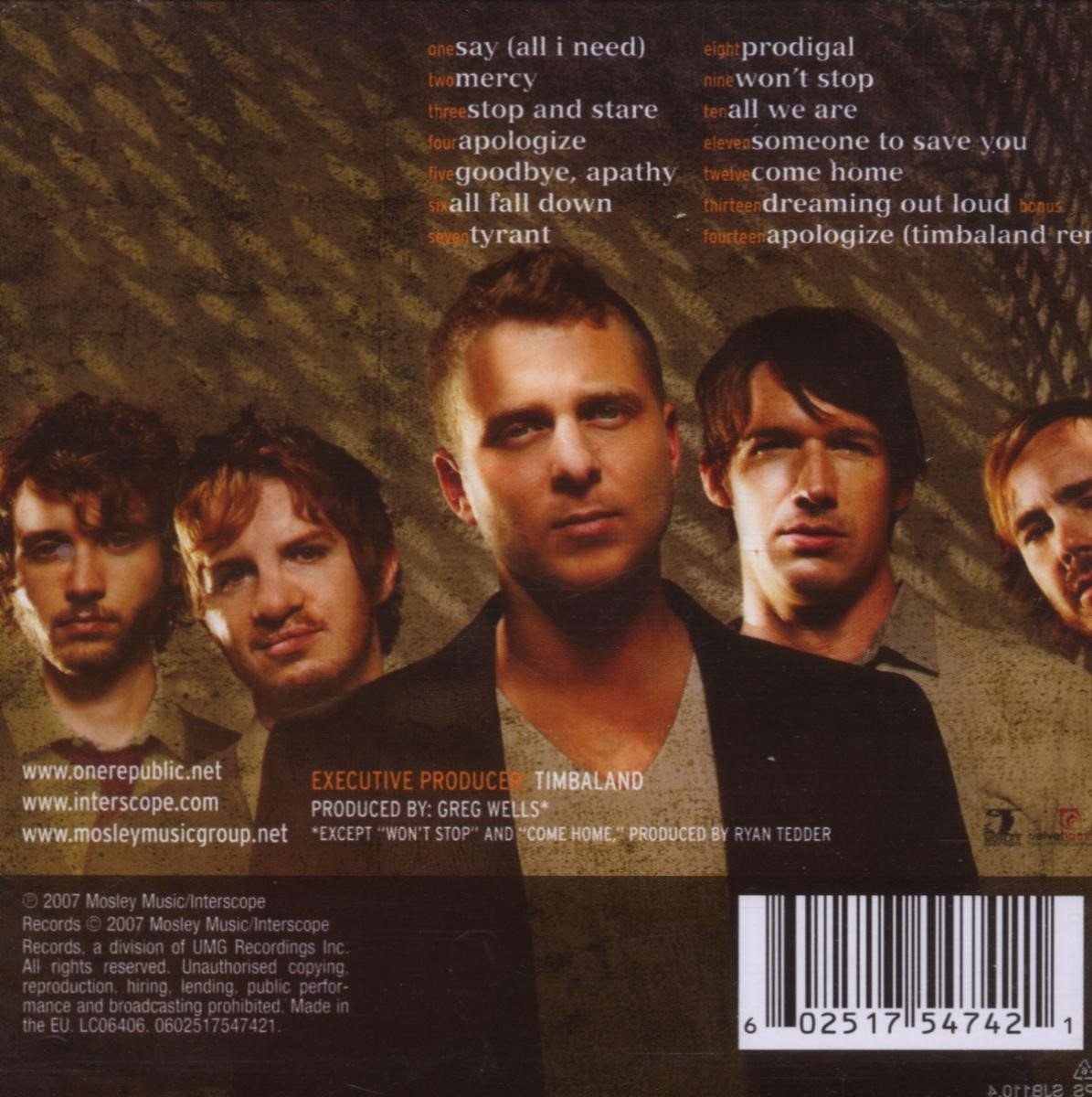 Onerepublic - Dreaming Out Loud (CD), OneRepublic | Muziek | bol
