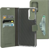 Samsung Galaxy A52 Hoesje - Mobiparts - Classic Wallet Serie - Kunstlederen Bookcase - Stone Green - Hoesje Geschikt Voor Samsung Galaxy A52