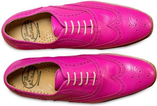 VanPalmen Quirey Nette schoenen heren veterschoen fuchsia goodyear maakzijze . bol