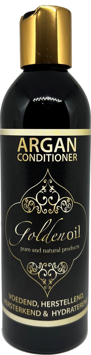 Goldenoil - Arganolie Conditioner - Voedend - Verstevigend - Hydraterend - Herstellend - Bevat geen Sulfaat (SLS), Silliconen, Parabenen en Paraffine - Alle haartypes