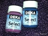 1 potje Deka select 15-58 turkisblau inbrandlak voor glas, porselein en kerarmiek 25ml