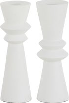 J-Line Kaarshouder Modern Aluminium Wit Assortiment Van Twee