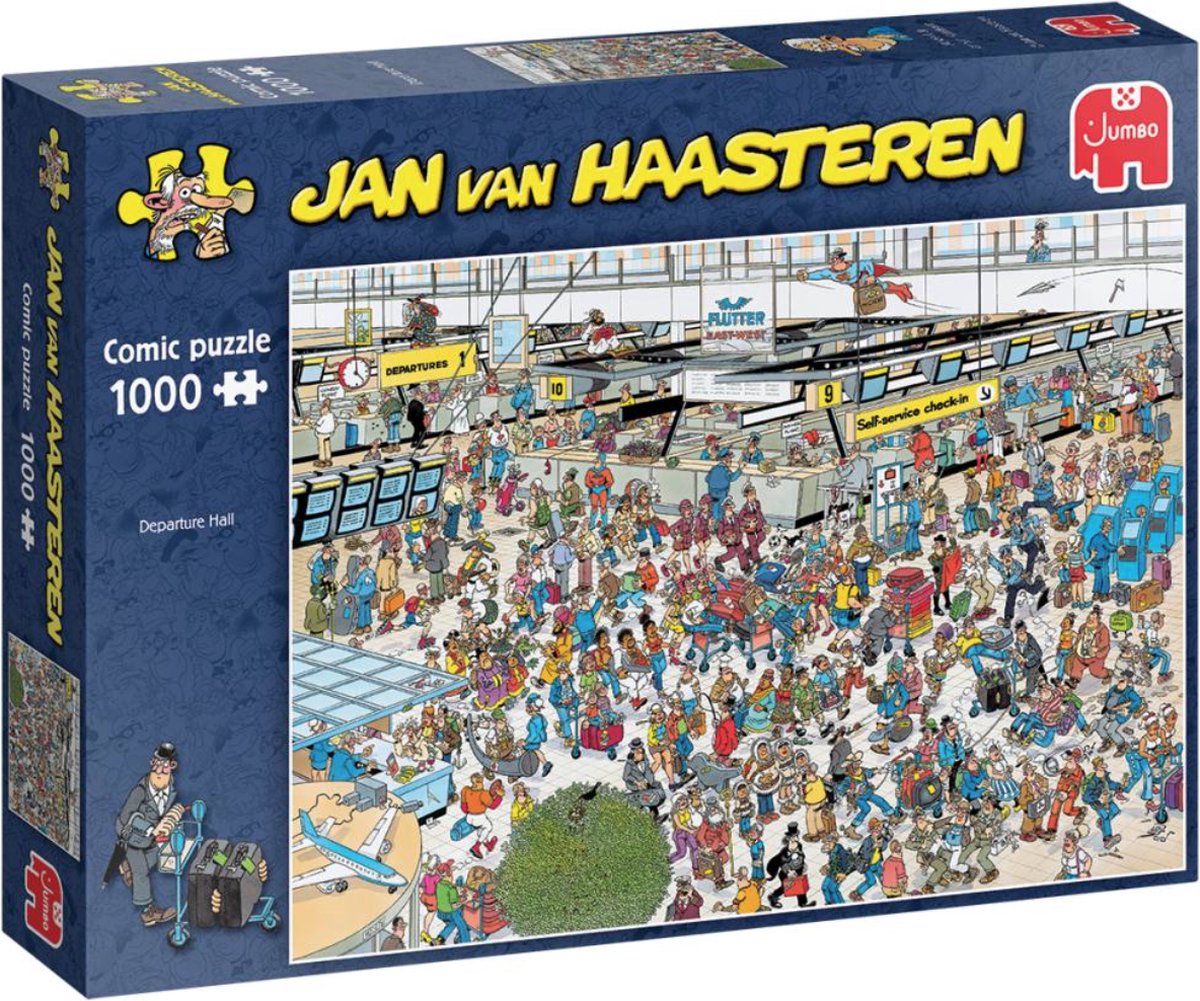 Jan van Haasteren Vertrekhal legpuzzel 1000 stukjes bol.com