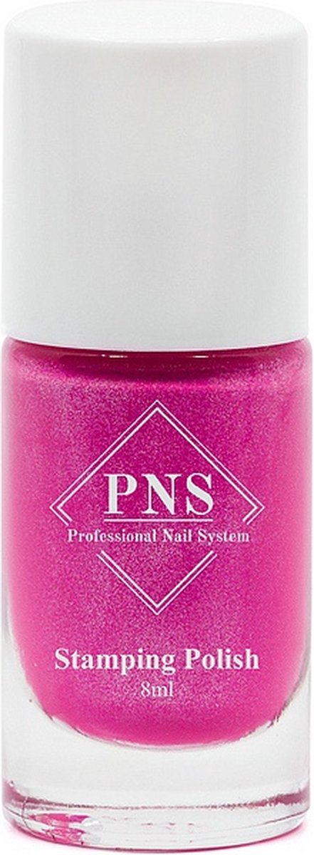 Goedkoopste PNS Stamping Polish No.36 Barbie Roze met Glitter