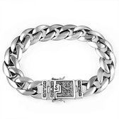 zilveren armband | gevlochten armband | 925 zilver | 18 cm