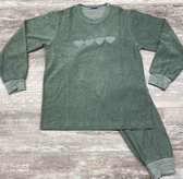 Dames pyjama 124162 badstof S