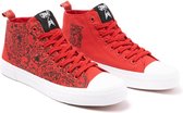 Akedo Jaws Deep Sea Doodle sneakers rood Limited Edition maat 41