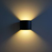 DEKUBO - CILINDER LAMP UP & DOWN ZWART- Buitenlamp - LED Buitenverlichting - Warmlicht