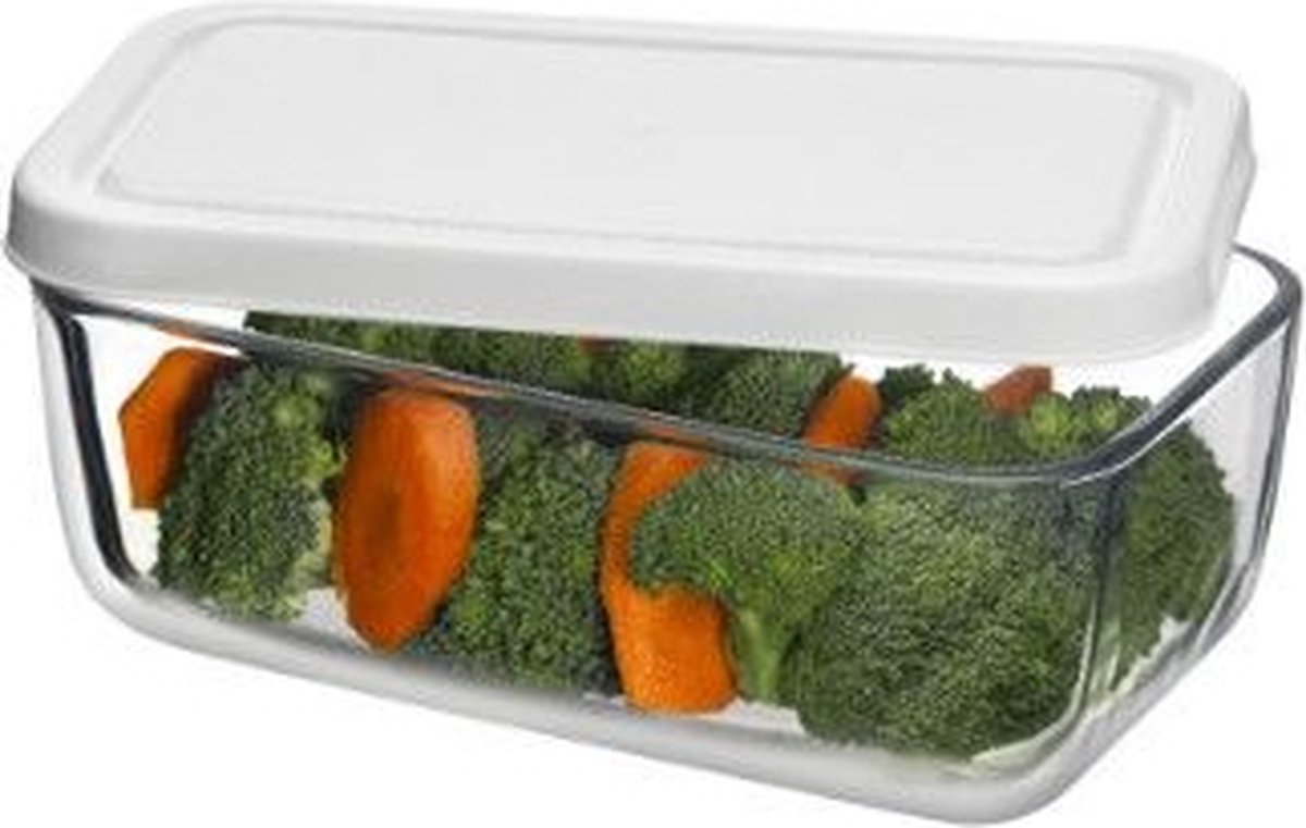 Pasabahce Snowbox 53743 - Vershoudbak met Deksel - 1225 ml
