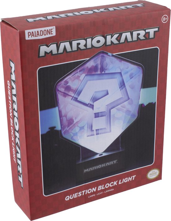 Mario Kart: Acrylic - Question Block - Icon Light - 3D lamp van Paladone — afbeelding 3