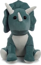 Dinosaurus Triceratops zittend fluweel deurstopper