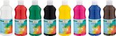 Nassau Fine Art Plakkaatverf | 8 X 500 ML | Basis verf | Geschikt voor scholen | Gouache verf | Hobbyverf
