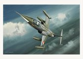 Thijs Postma - TP Aviation Art - Poster - Lockheed F-104G KLu Als Een Raket - 50x70cm