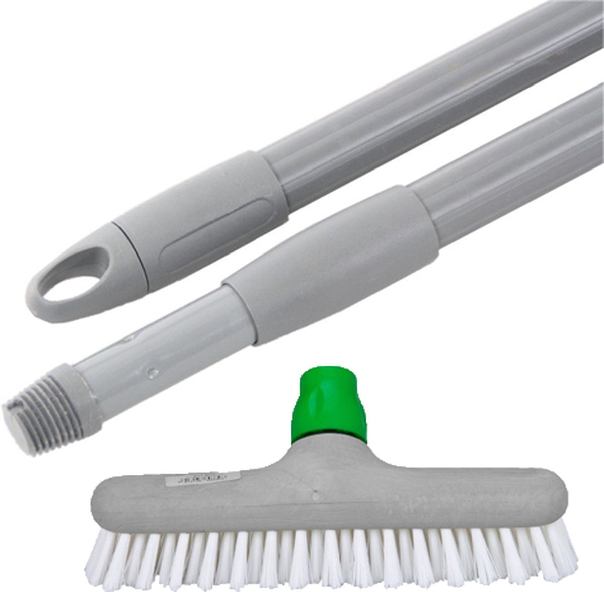 Goedkoopste Schrobber met steel / luiwagen nylon met steel