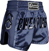 8 Weapons Muay Thai Short Super Mesh Grand Blue maat M