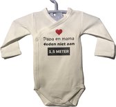 Romper Papa en Mama deden niet aan 1,5 meter - Maat 62/68