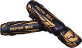 Fighter Bull FX-792 Scheenbeschermer Zwart Goud S/M