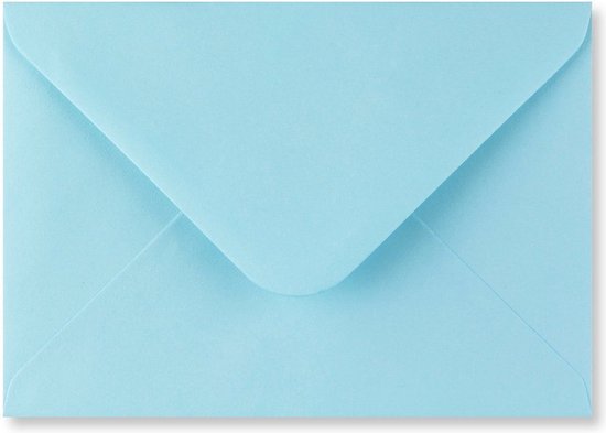 Baby blauwe C5 enveloppen 16,2 x 22,9 cm 100 stuks