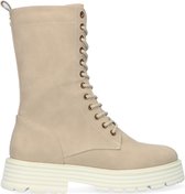 Mexx Haroun Veterboots - Laarzen Met Veters - Dames - Taupe - Maat 39