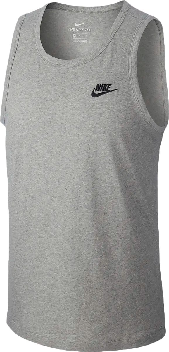 Nike Sportswear Club  Sporttop - Maat XXL  - Mannen - Grijs/Zwart