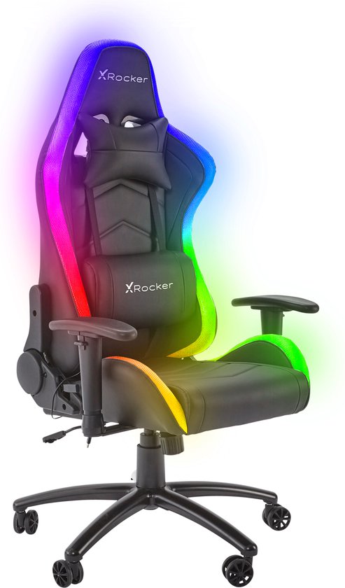 X Rocker - Chaise de Gaming Bravo RGB Esport avec éclairage LED vibrant |  bol.com
