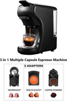 Dakta® 3 in 1 koffiezet apparaat | Koffiemachine | Koffiecupmachine | Koffiezetapparaat | Espressomachine | Zwart