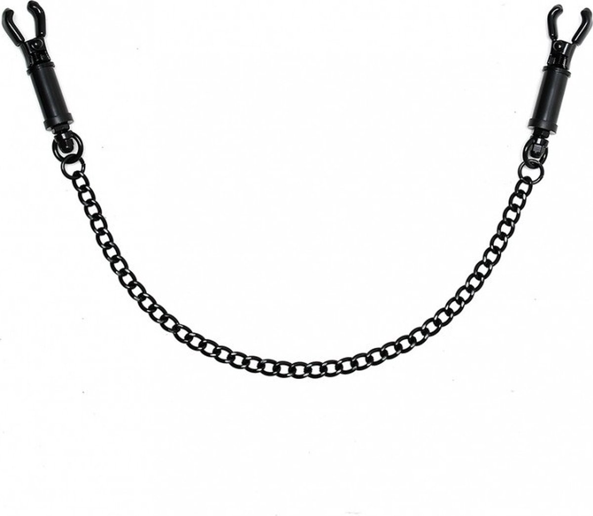 Goedkoopste Bondage Play tepelklemmen met zwarte ketting