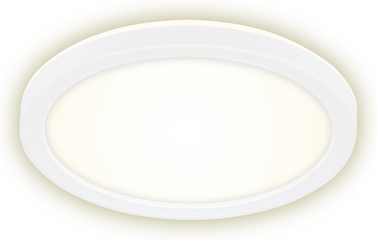 Briloner Leuchten - LED-paneel, LED-plafondlamp, plafondlamp 22 Watt, 2.200 lumen, 4.000 Kelvin, wit-zwart