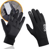 R2B Touchscreen handschoenen heren / dames winter - Maat M - Model "Gent" - (Spat) Waterdichte handschoenen - Scooter / Fiets / Wandelen