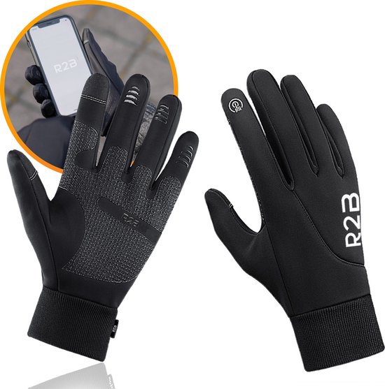 verlegen Kelder publiek R2B® (Spat) Waterdichte Touchscreen handschoenen heren / dames winter -  Maat M -... | bol.com