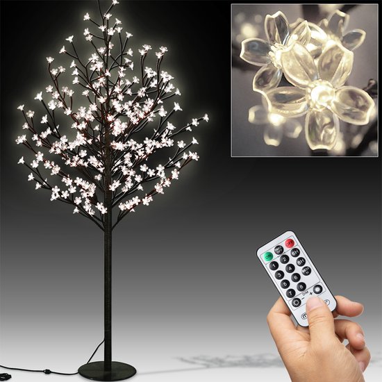 Fleur de Noël, 220 cm, 220 LED, sapin de Noël, décorations de Noël, fleur,  pour... | bol.com