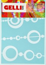 Gelli Arts - Bead Stencil 12,7x17,8cm