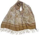 Jessidress® Sjaal Luxe Sjaals Elegante Dames Wintersjaal Omslagdoek 185 x 65 cm - Bruin