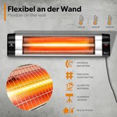 TRESKO Warmtestraler 2500W infrarood heater terrasverwarmer heater timer