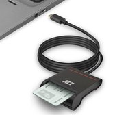 ACT – Lecteur de carte d'identité – Lecteur de carte eID België – USB Type C pour ordinateurs portables – Windows/Mac – België – AC6020