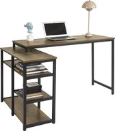 Simpletrade Bureau - Werktafel - Industrieel - Modern - Hout - 135x70x88cm