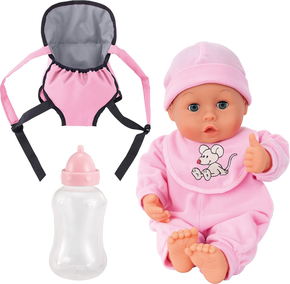 Bayer Design Babypop My first Baby 33 cm met accessoires