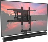 Cavus WME105 ARCB Support mural rotatif pour téléviseur et support mural adapté à la barre de son Sonos Arc noire et VESA Tv - 35 kg