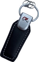 Platte Auto Sleutelhanger - R Line stijl -  Past bij oa. Volkswagen Golf R / R-line / Polo / Passat / Arteon / Tiguan / T-Roc / GTI - Keychain Sleutel Hanger Cadeau - Auto Accessoi
