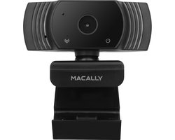 Macally MZOOMCAM Full HD 1080P webcam met microfoon voor Mac en PC computer – Ideaal voor Teams, Zoom, Skype, Face Time