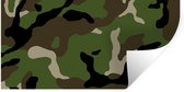Muurstickers - Sticker Folie - Militair camouflage patroon - 40x20 cm - Plakfolie - Muurstickers Kinderkamer - Zelfklevend Behang - Zelfklevend behangpapier - Stickerfolie