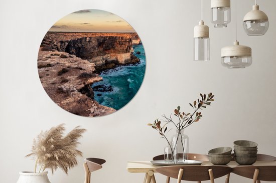 Wall Circle - Wall Circle Indoor - Falaises de Bunda - 150x150 cm - Décoration murale - Peintures Ronds