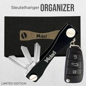 Nolad® | Sleutelhanger | Sleutel Organizer | Key Organizer | Aluminium | Inclusief Carabijnhaak | Origineel cadeau | Limited Edition | Zwart