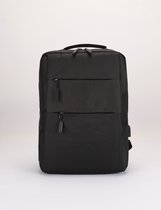 Dailyibed - 1981 - Rugzak - Schooltas - Laptoptas - Usb poort - Zwart